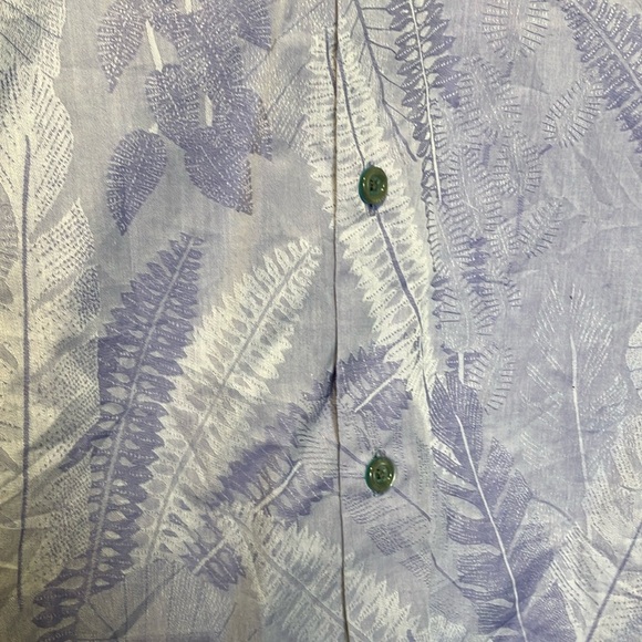 NWT Tori Richard Purple Casual Button Down Shirt - Picture 6 of 8